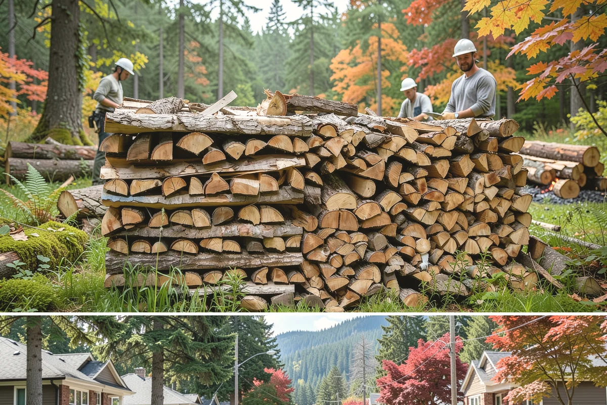 Monthly Firewood Delivery in Hunts Point, King County, WA - Begin monthly deliveries in early fall to build a comfortable buffer before deep winter.