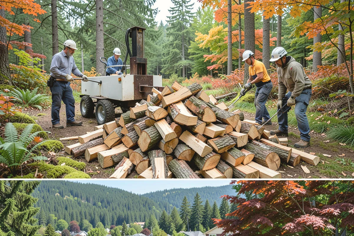 Monthly Firewood Delivery in Index, Snohomish County, WA - Begin monthly deliveries in early fall to build a comfortable buffer before deep winter.