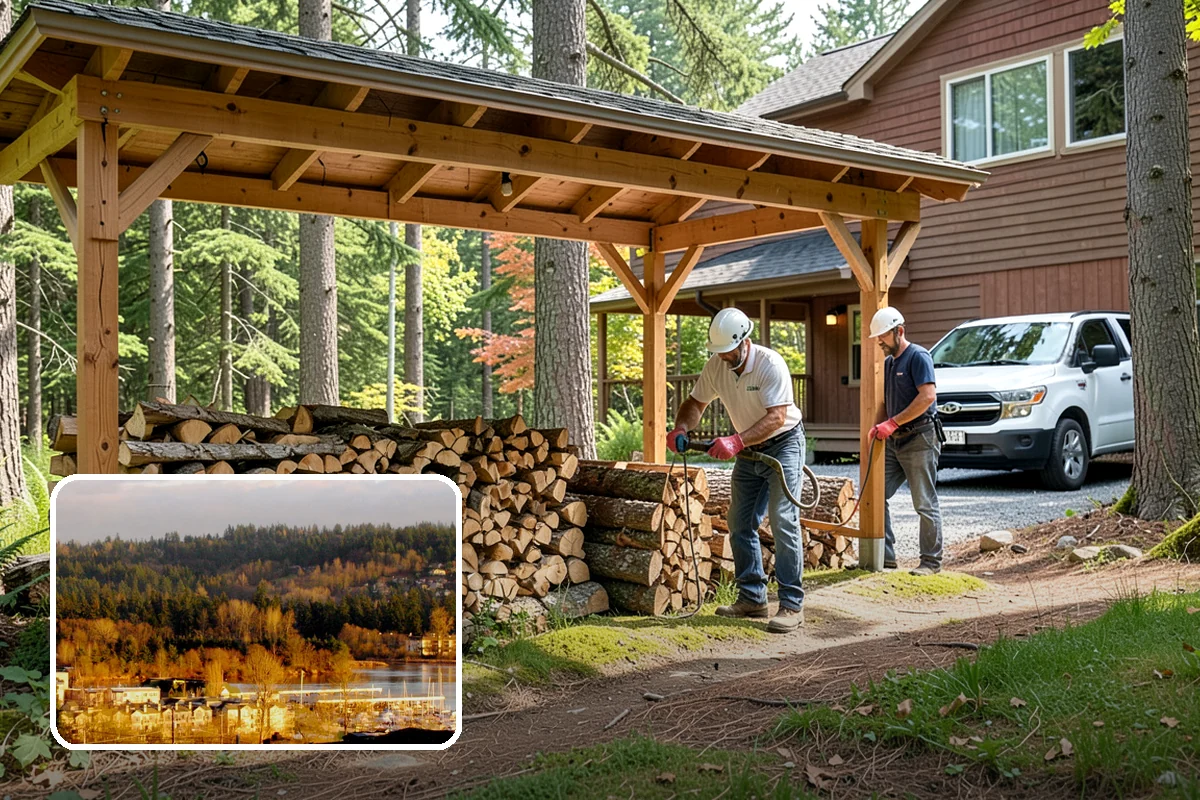 Monthly Firewood Delivery in Kenmore, King County, WA - Predictable monthly deliveries for easy planning