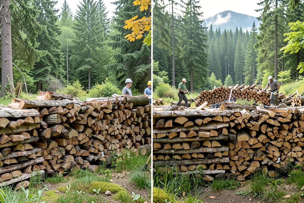 Monthly Firewood Delivery in Kenmore, King County, WA - Choose the monthly quantity that fits your needs