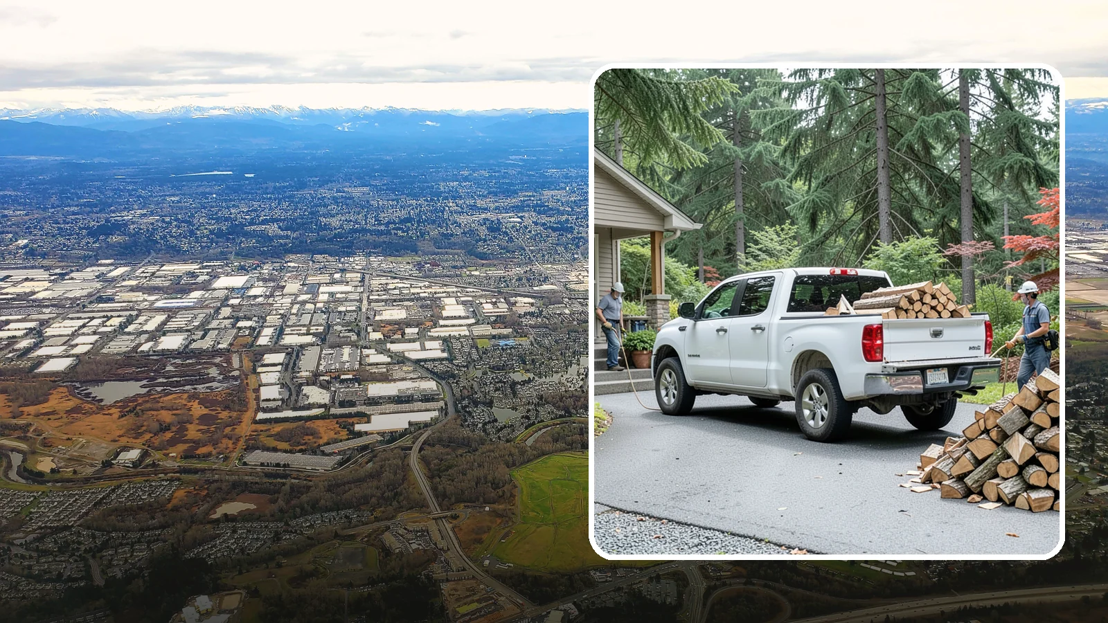 Monthly Firewood Delivery in Kent, King County, WA - Our monthly firewood delivery brings a fresh, seasoned supply to your door on a steady month-by-month schedule.