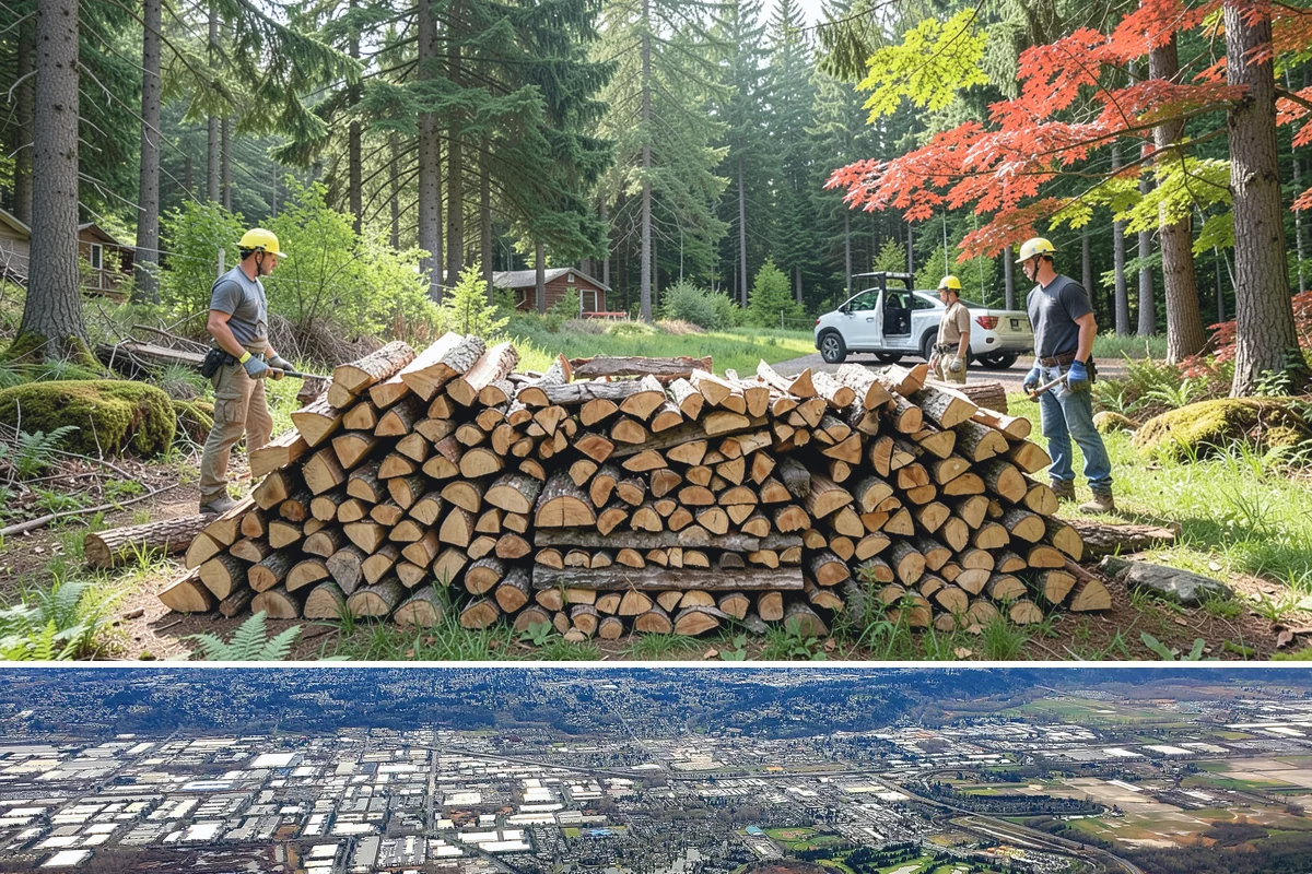 Monthly Firewood Delivery in Kent, King County, WA - Begin monthly deliveries in early fall to build a comfortable buffer before deep winter.