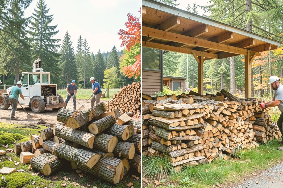Monthly Firewood Delivery in Kirkland, King County, WA - Choose the monthly quantity that fits your needs