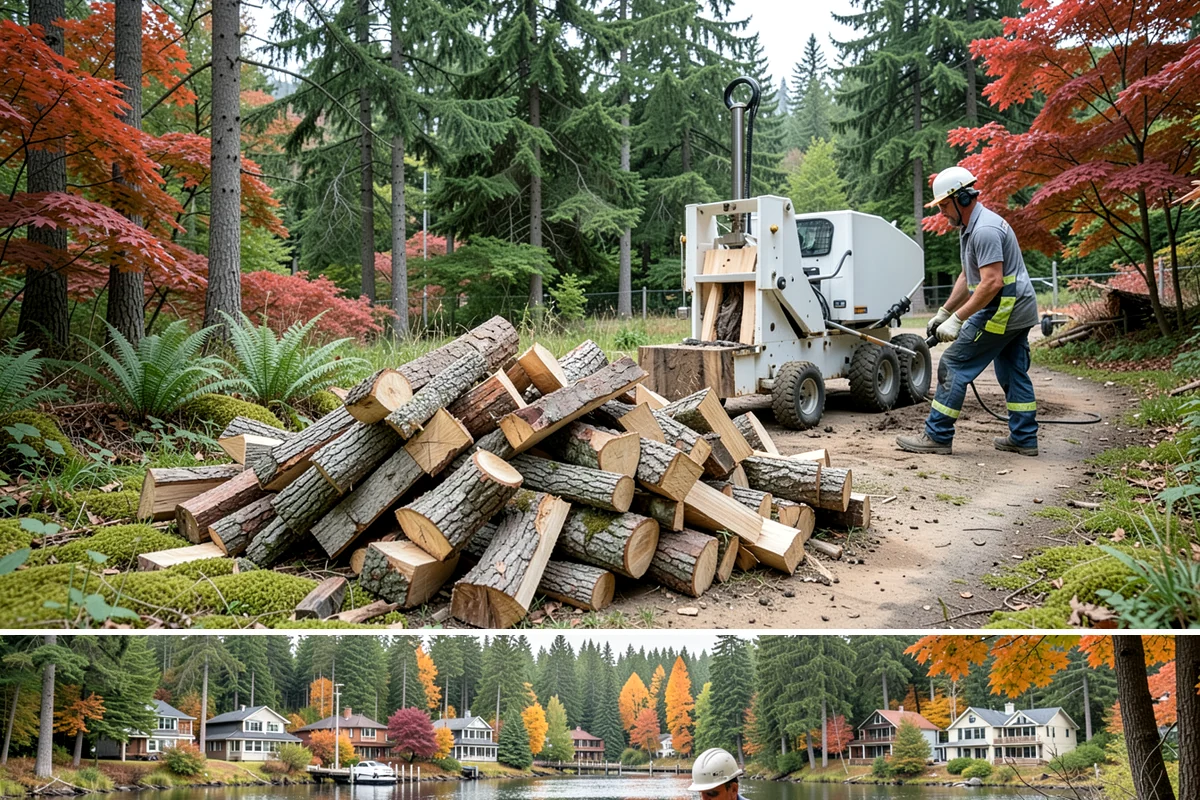 Monthly Firewood Delivery in La Conner, Skagit County, WA - Begin monthly deliveries in early fall to build a comfortable buffer before deep winter.