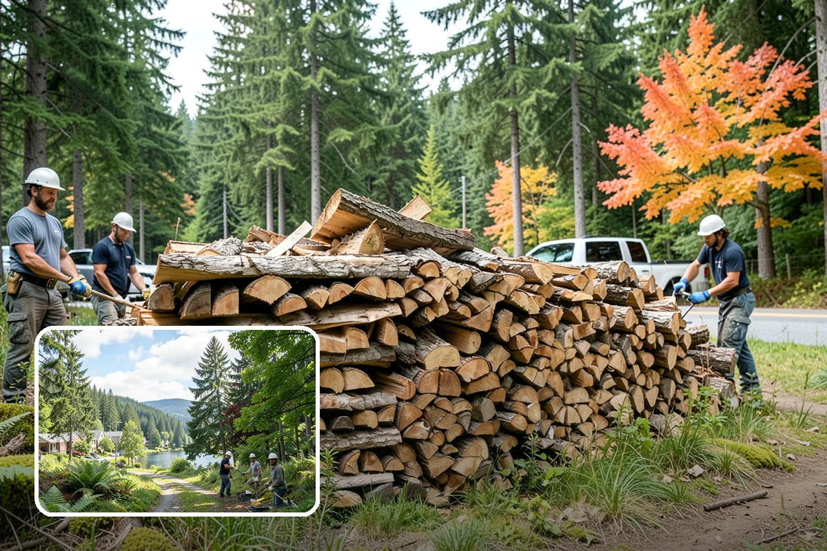 Monthly Firewood Delivery in Lake Forest Park, King County, WA - Predictable monthly deliveries for easy planning