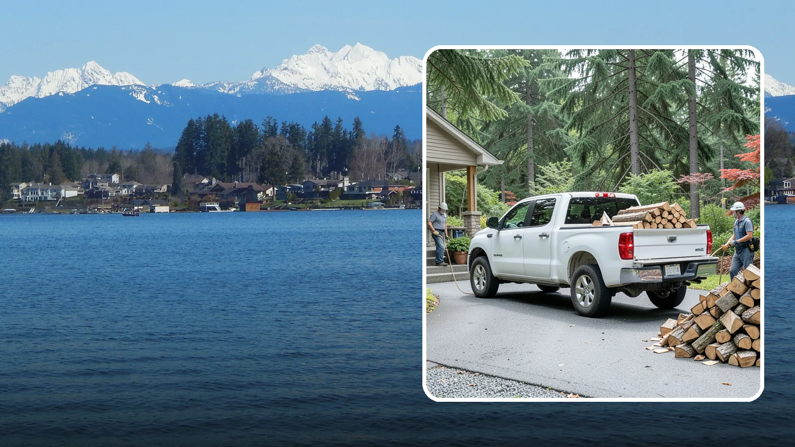 Monthly Firewood Delivery in Lake Stevens, Snohomish County, WA - Our monthly firewood delivery brings a fresh, seasoned supply to your door on a steady month-by-month schedule.