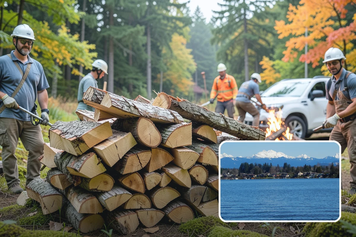 Monthly Firewood Delivery in Lake Stevens, Snohomish County, WA - Predictable monthly deliveries for easy planning