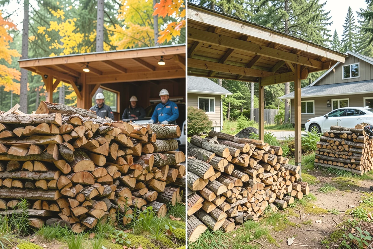 Monthly Firewood Delivery in Lake Stevens, Snohomish County, WA - Choose the monthly quantity that fits your needs
