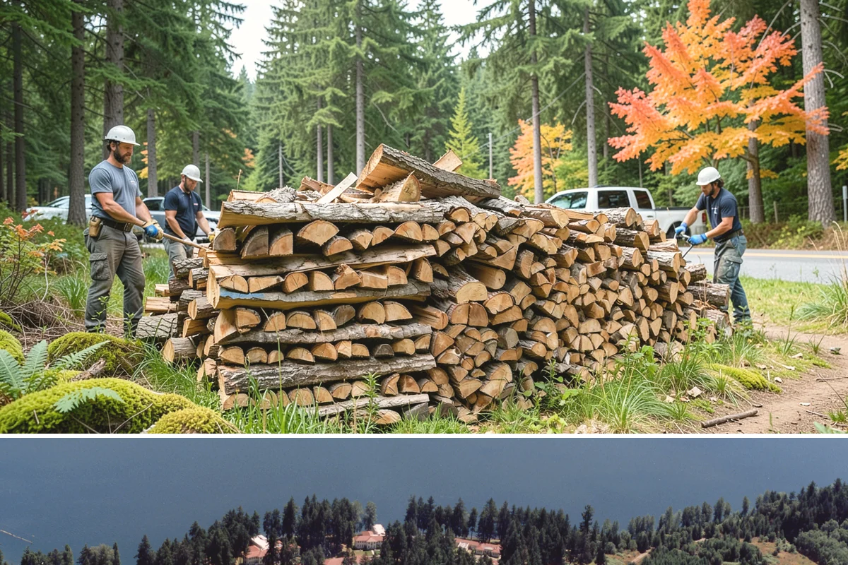 Monthly Firewood Delivery in Lakewood, Pierce County, WA - Begin monthly deliveries in early fall to build a comfortable buffer before deep winter.