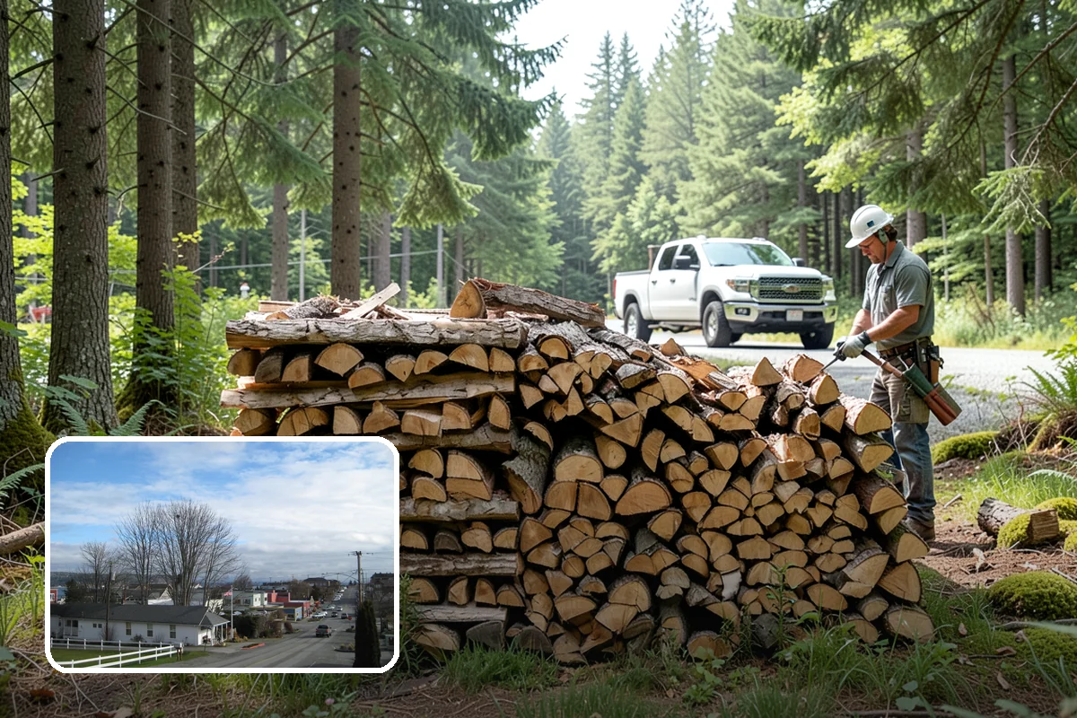 Monthly Firewood Delivery in Langley, Island County, WA - Predictable monthly deliveries for easy planning