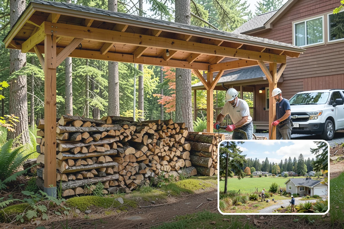 Monthly Firewood Delivery in Lyman, Skagit County, WA - Predictable monthly deliveries for easy planning