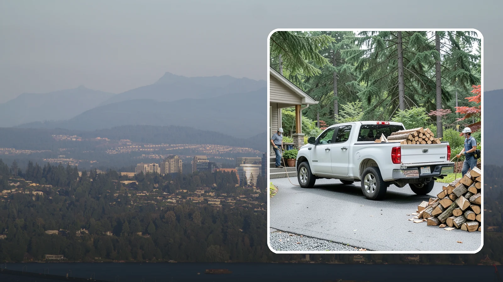 Monthly Firewood Delivery in Medina, King County, WA - Our monthly firewood delivery brings a fresh, seasoned supply to your door on a steady month-by-month schedule.