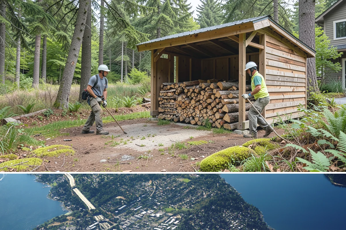 Monthly Firewood Delivery in Mercer Island, King County, WA - Begin monthly deliveries in early fall to build a comfortable buffer before deep winter.