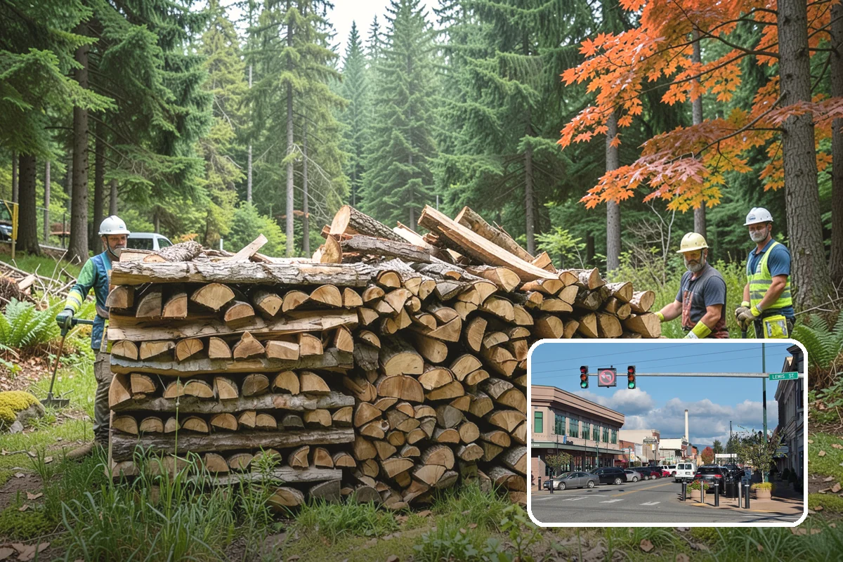 Monthly Firewood Delivery in Monroe, Snohomish County, WA - Predictable monthly deliveries for easy planning