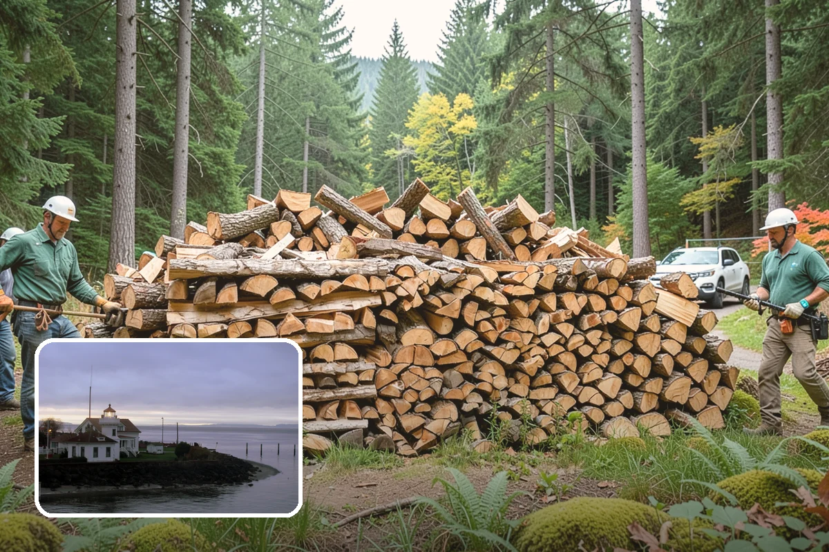 Monthly Firewood Delivery in Mukilteo, Snohomish County, WA - Predictable monthly deliveries for easy planning