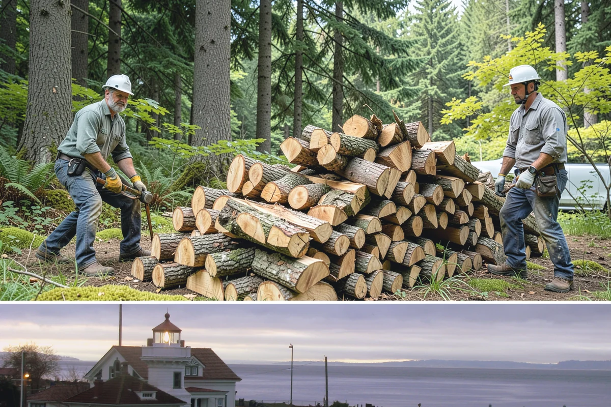 Monthly Firewood Delivery in Mukilteo, Snohomish County, WA - Begin monthly deliveries in early fall to build a comfortable buffer before deep winter.
