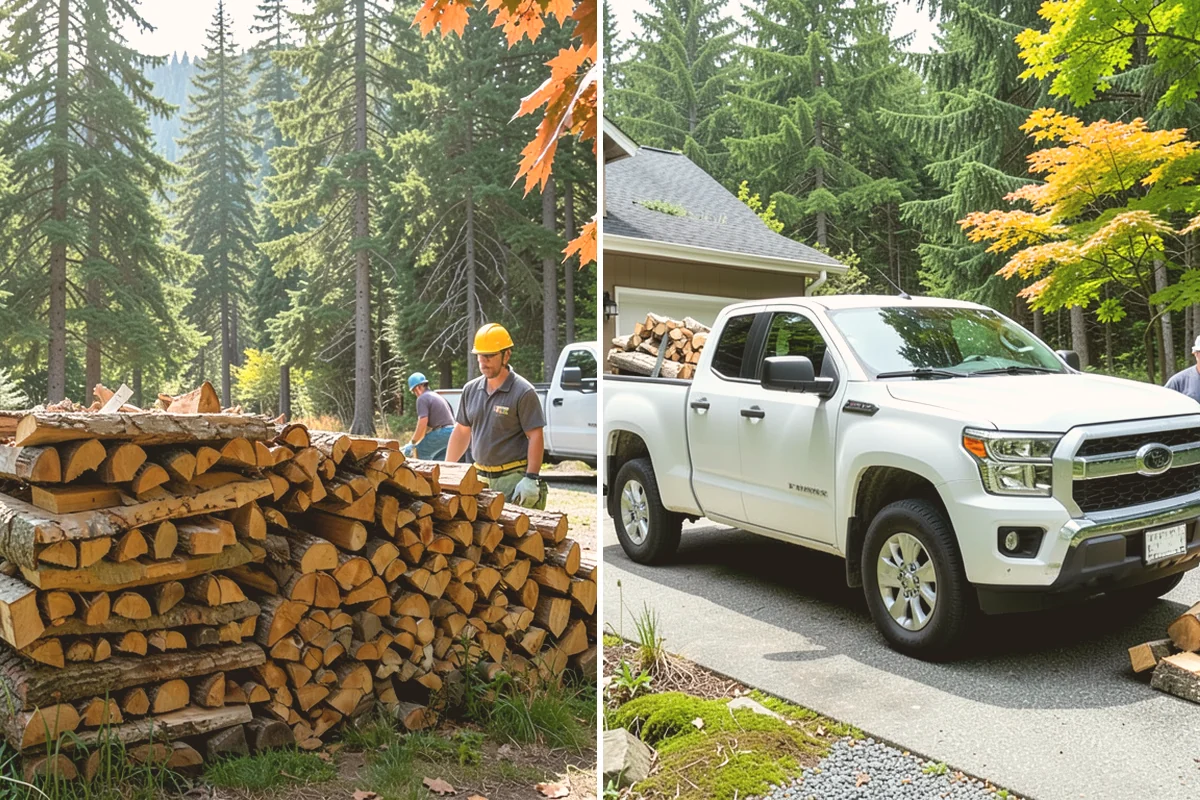 Monthly Firewood Delivery in Newcastle, King County, WA - Choose the monthly quantity that fits your needs
