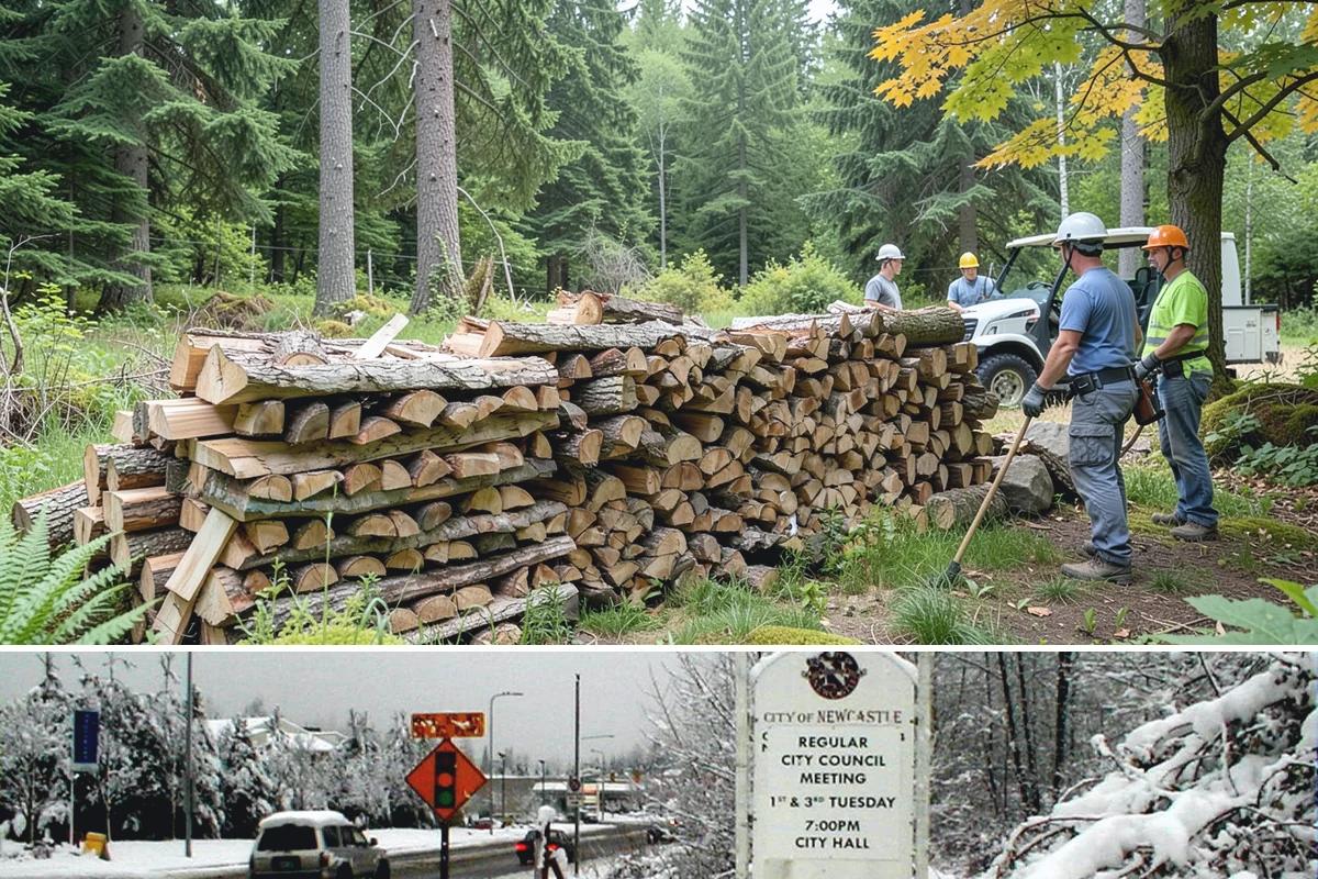 Monthly Firewood Delivery in Newcastle, King County, WA - Begin monthly deliveries in early fall to build a comfortable buffer before deep winter.