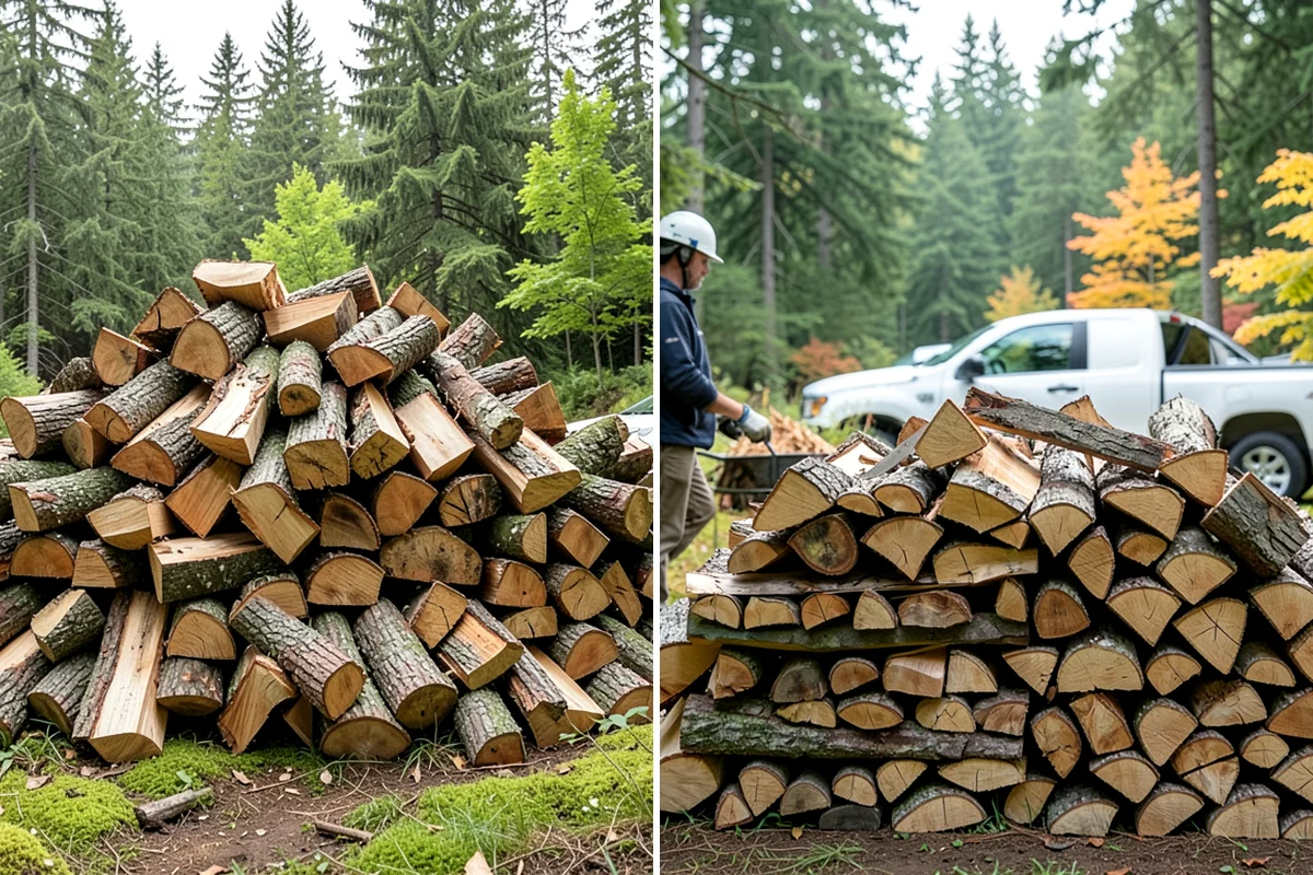 Monthly Firewood Delivery in Normandy Park, King County, WA - Choose the monthly quantity that fits your needs