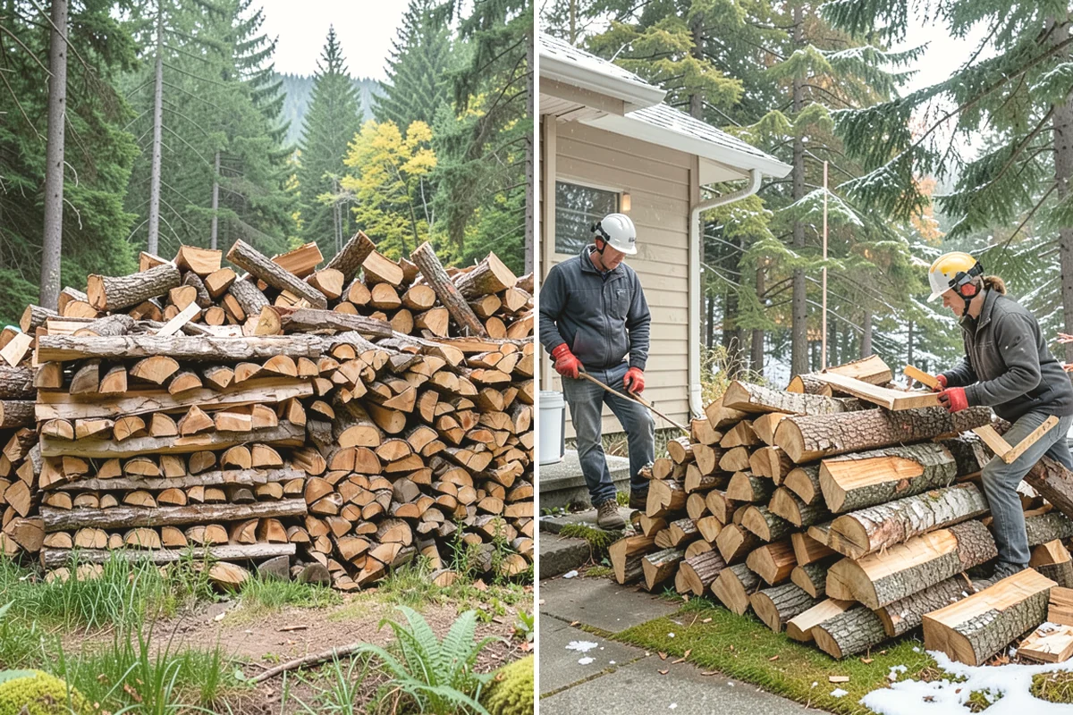 Monthly Firewood Delivery in North Bend, King County, WA - Choose the monthly quantity that fits your needs