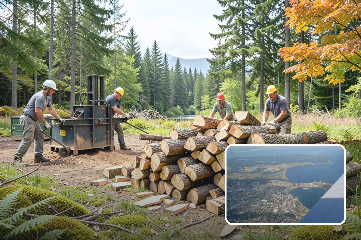 Monthly Firewood Delivery in Oak Harbor, Island County, WA - Predictable monthly deliveries for easy planning