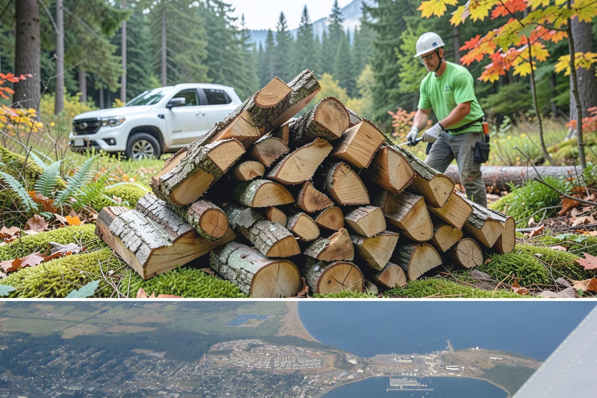 Monthly Firewood Delivery in Oak Harbor, Island County, WA - Begin monthly deliveries in early fall to build a comfortable buffer before deep winter.