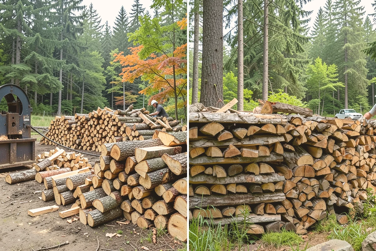 Monthly Firewood Delivery in Orting, Pierce County, WA - Choose the monthly quantity that fits your needs