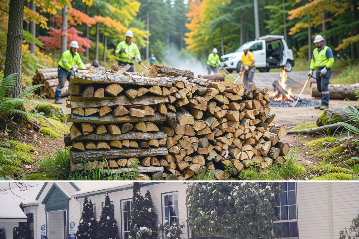Monthly Firewood Delivery in Pacific, King County, WA - Begin monthly deliveries in early fall to build a comfortable buffer before deep winter.