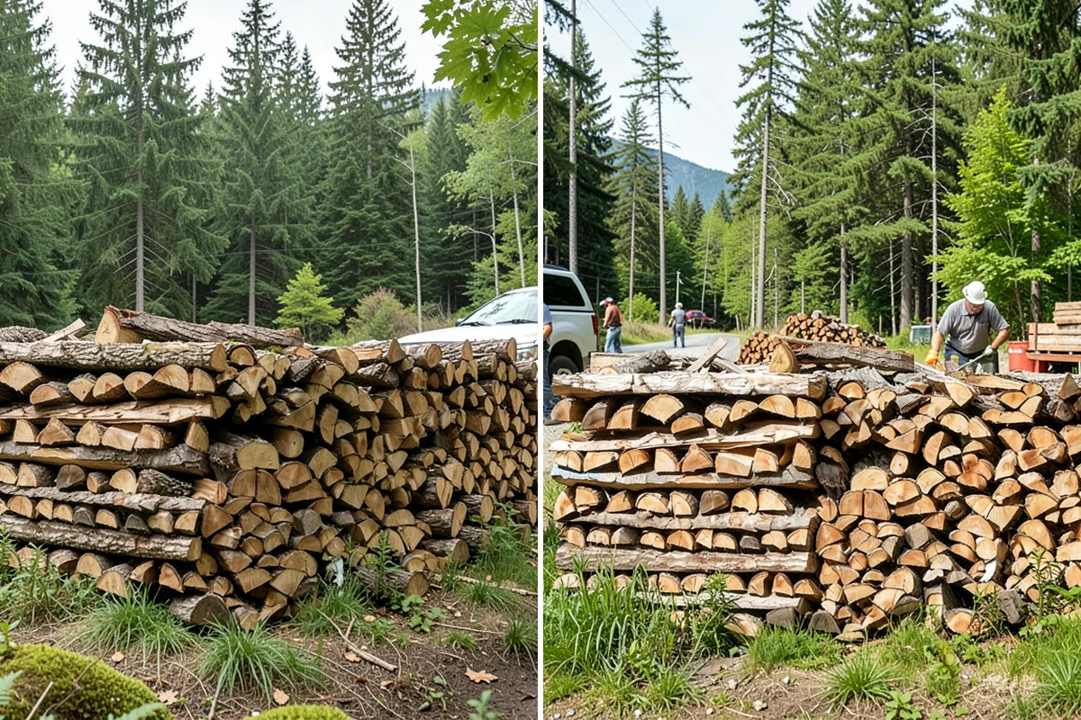 Monthly Firewood Delivery in Puyallup, Pierce County, WA - Choose the monthly quantity that fits your needs