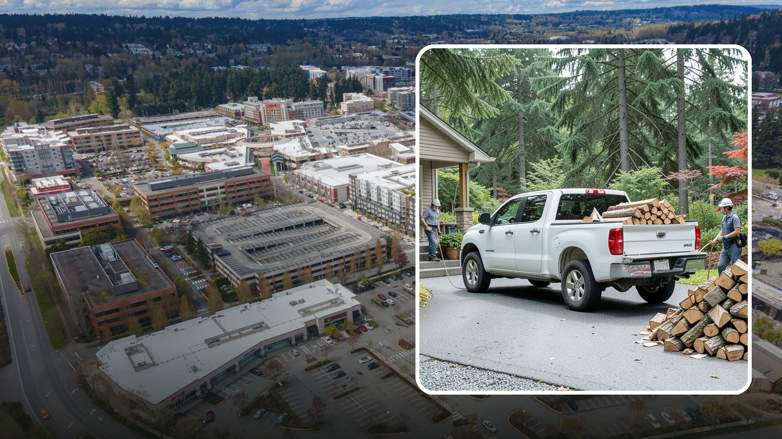 Monthly Firewood Delivery in Redmond, King County, WA - Our monthly firewood delivery brings a fresh, seasoned supply to your door on a steady month-by-month schedule.