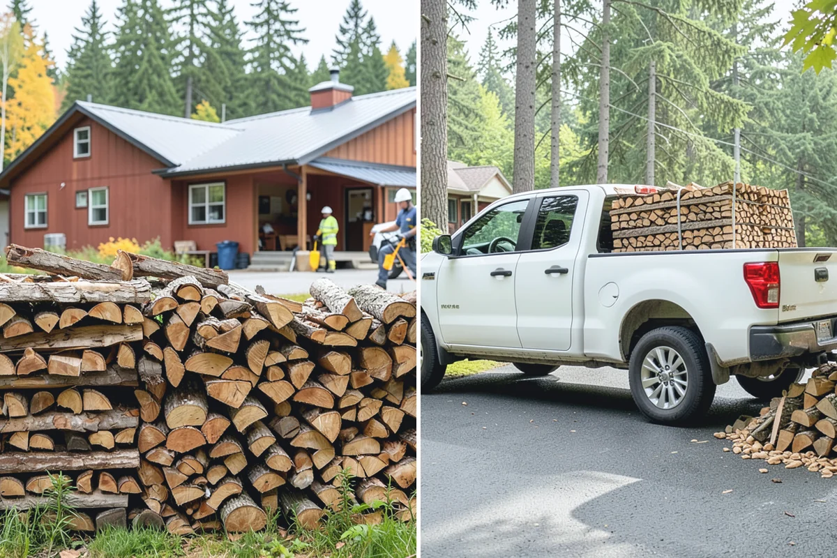 Monthly Firewood Delivery in Redmond, King County, WA - Choose the monthly quantity that fits your needs