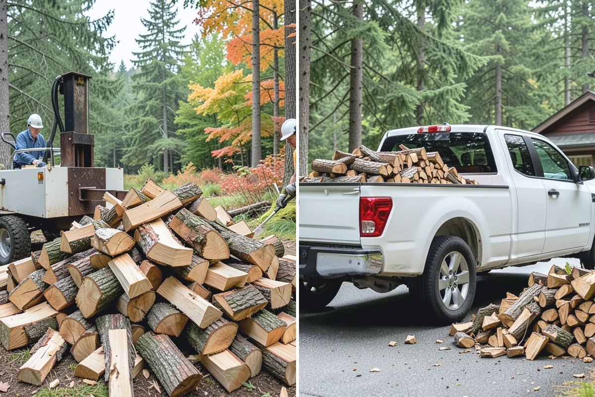 Monthly Firewood Delivery in Renton, King County, WA - Choose the monthly quantity that fits your needs
