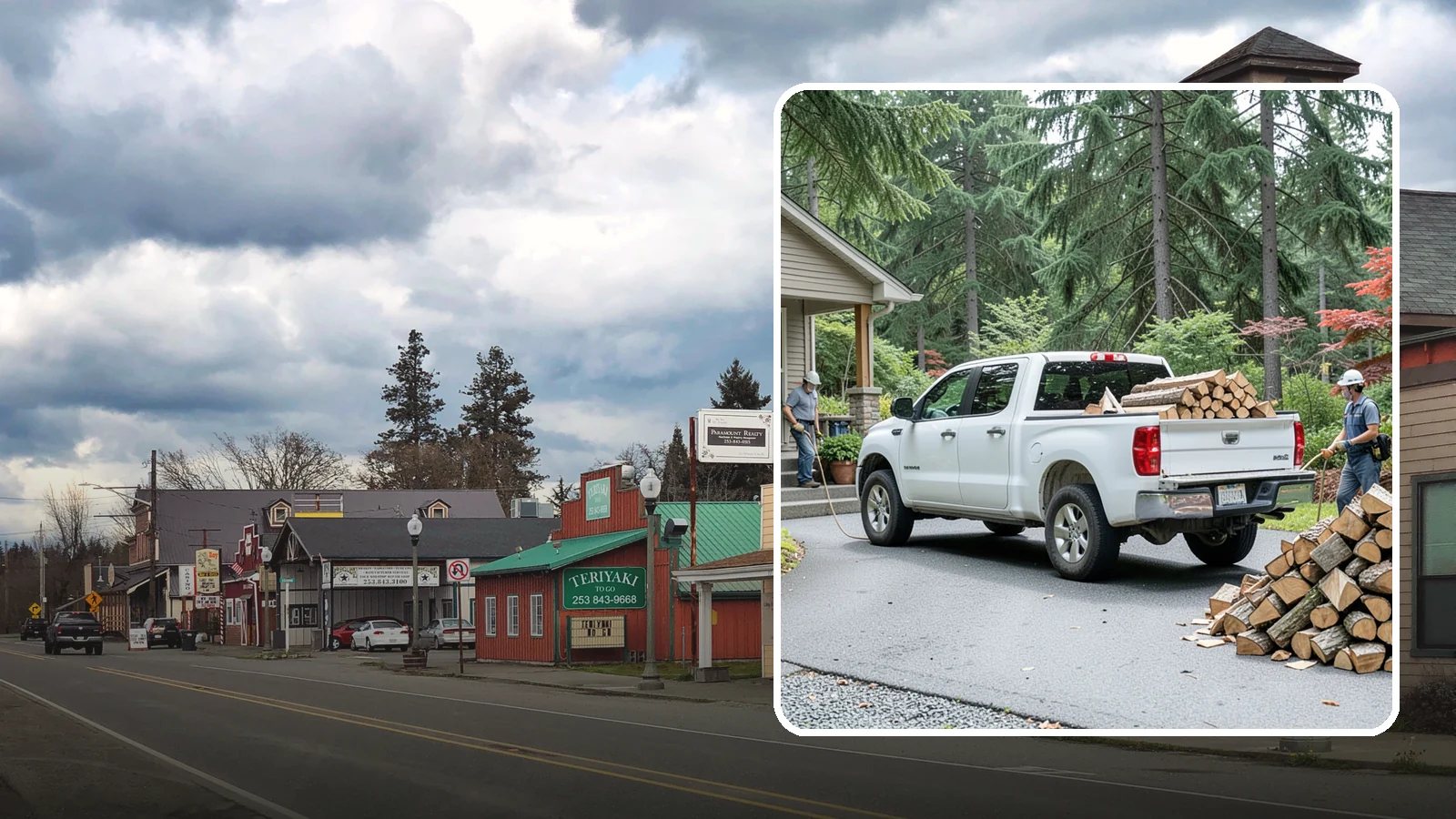 Monthly Firewood Delivery in Roy, Pierce County, WA - Our monthly firewood delivery brings a fresh, seasoned supply to your door on a steady month-by-month schedule.