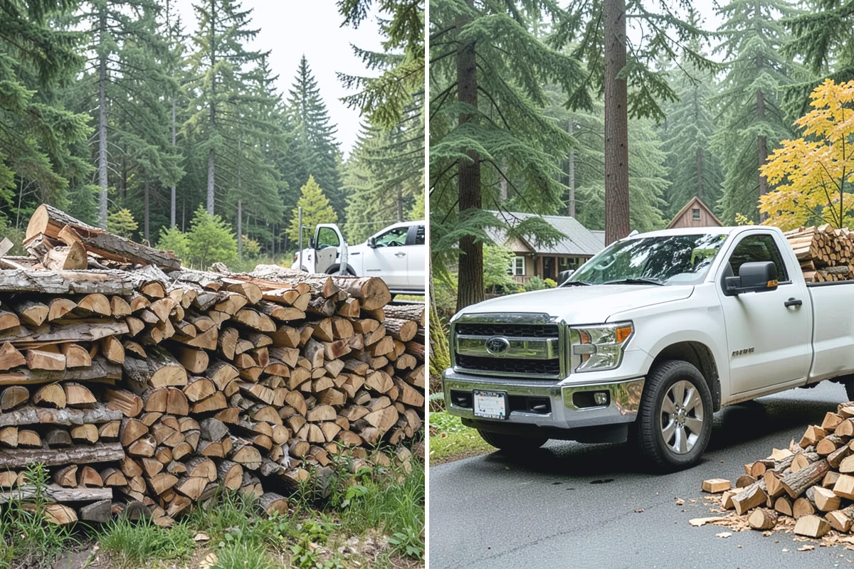 Monthly Firewood Delivery in Roy, Pierce County, WA - Choose the monthly quantity that fits your needs
