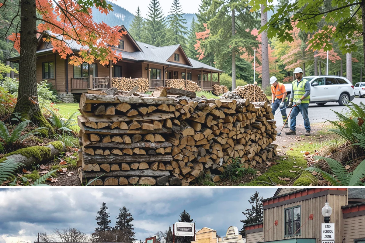 Monthly Firewood Delivery in Roy, Pierce County, WA - Begin monthly deliveries in early fall to build a comfortable buffer before deep winter.