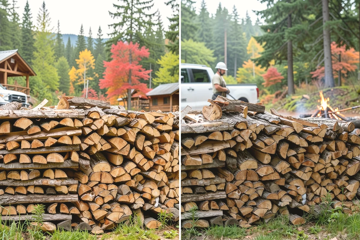 Monthly Firewood Delivery in Ruston, Pierce County, WA - Choose the monthly quantity that fits your needs