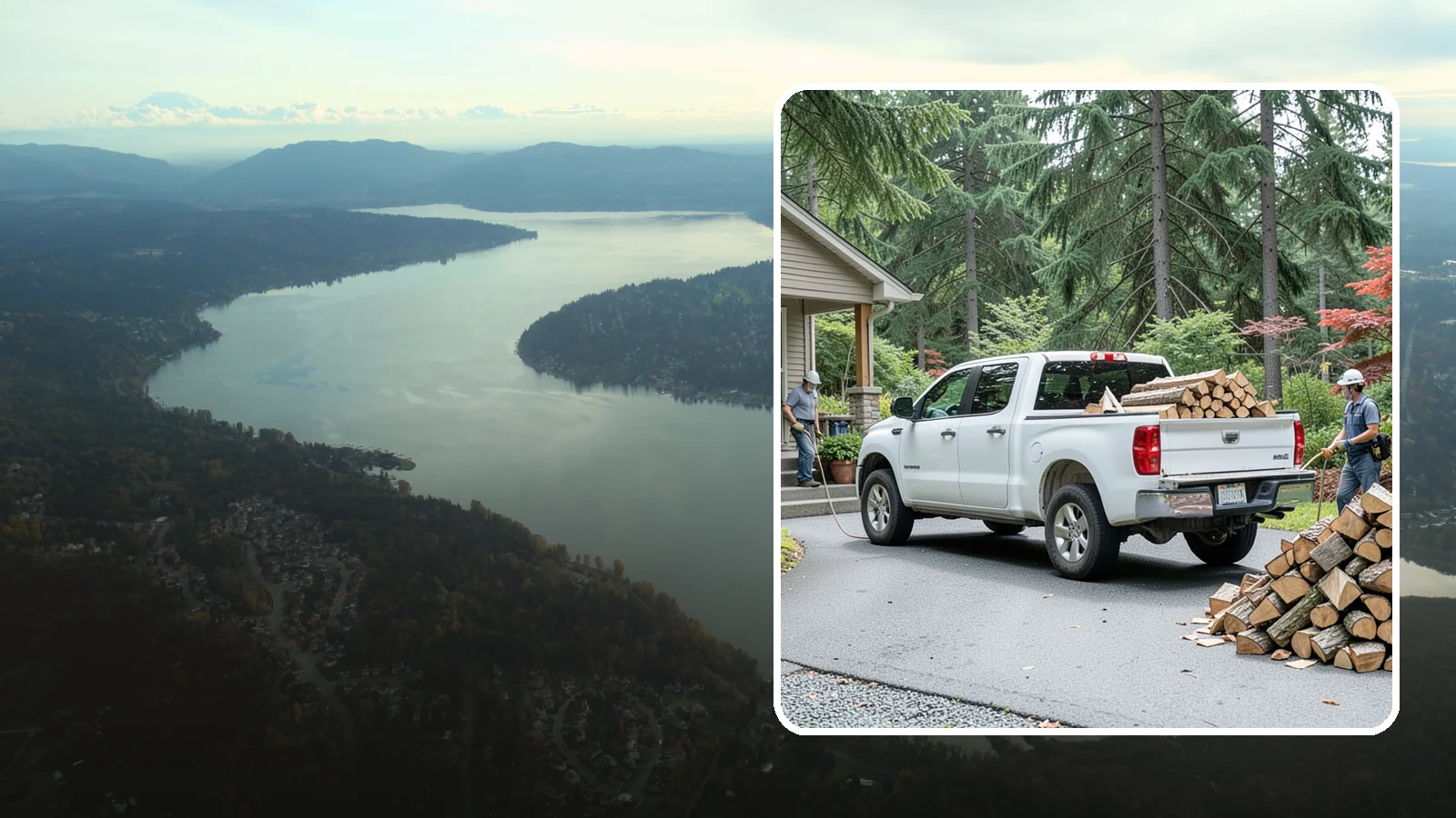 Monthly Firewood Delivery in Sammamish, King County, WA - Our monthly firewood delivery brings a fresh, seasoned supply to your door on a steady month-by-month schedule.