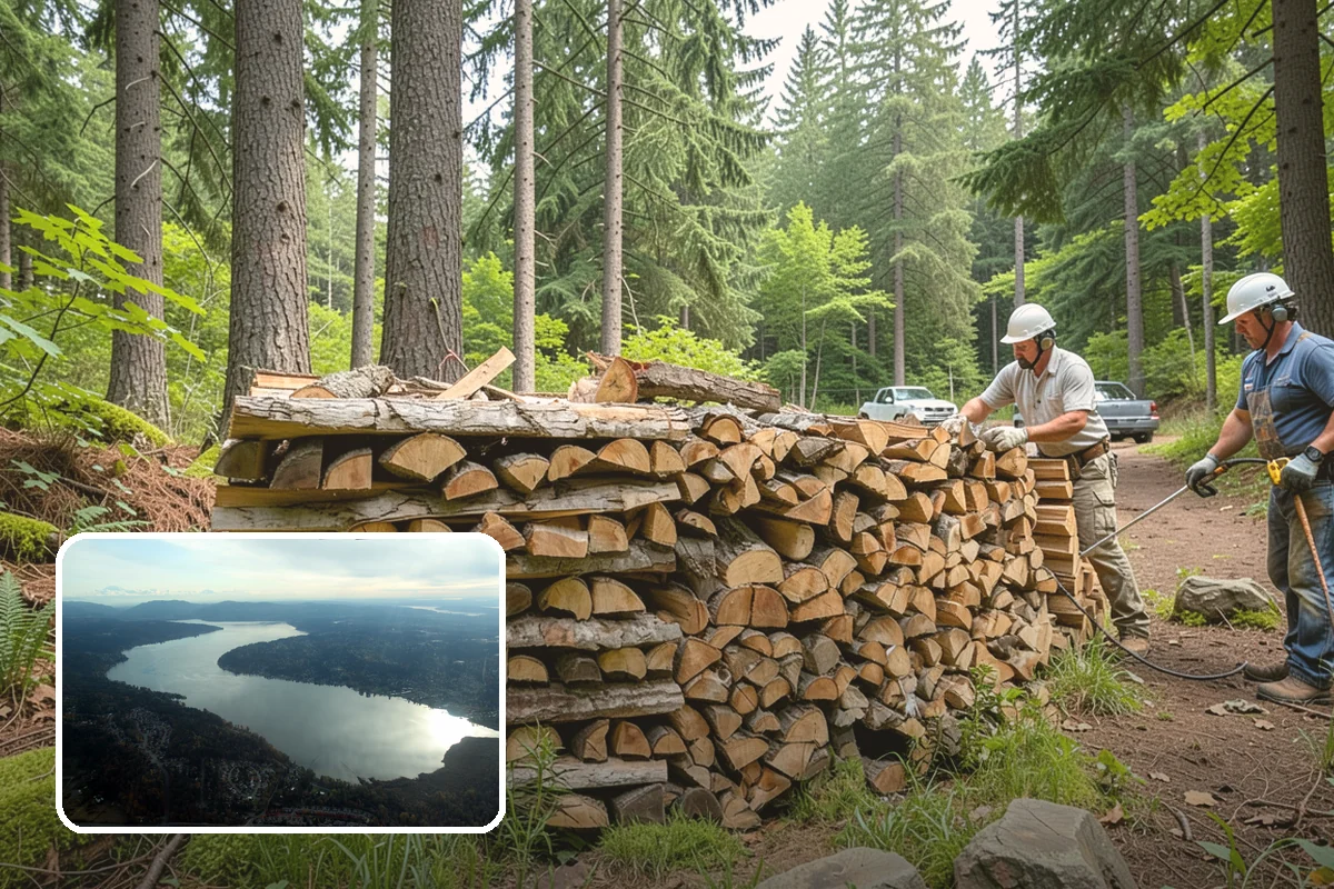 Monthly Firewood Delivery in Sammamish, King County, WA - Predictable monthly deliveries for easy planning