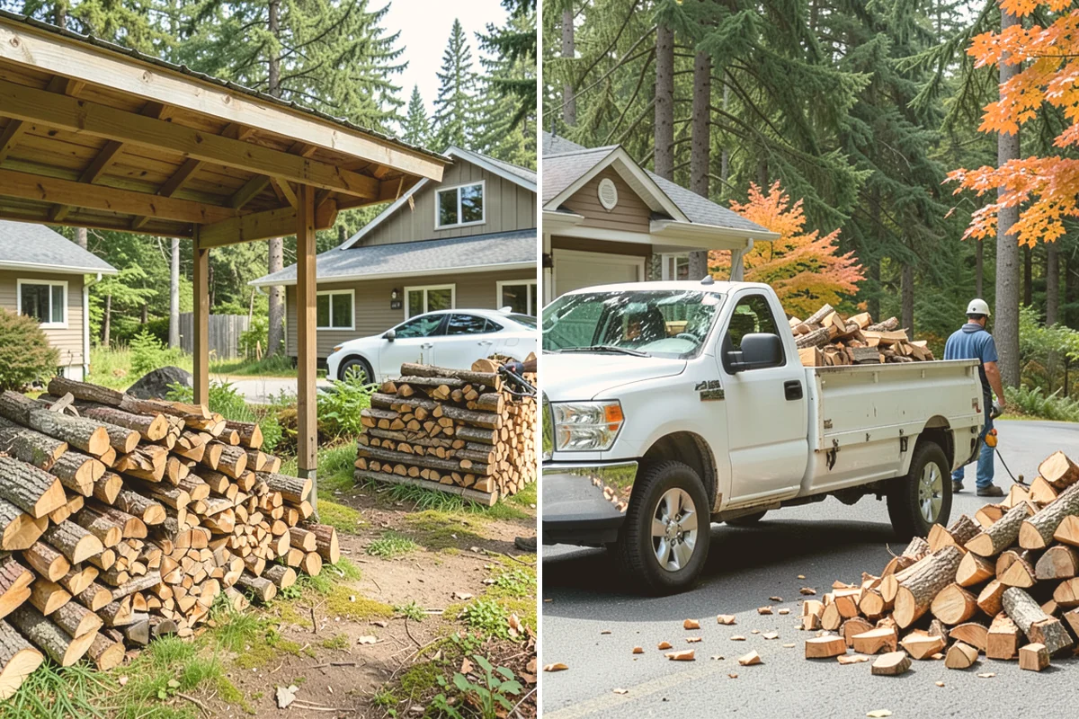 Monthly Firewood Delivery in Sammamish, King County, WA - Choose the monthly quantity that fits your needs