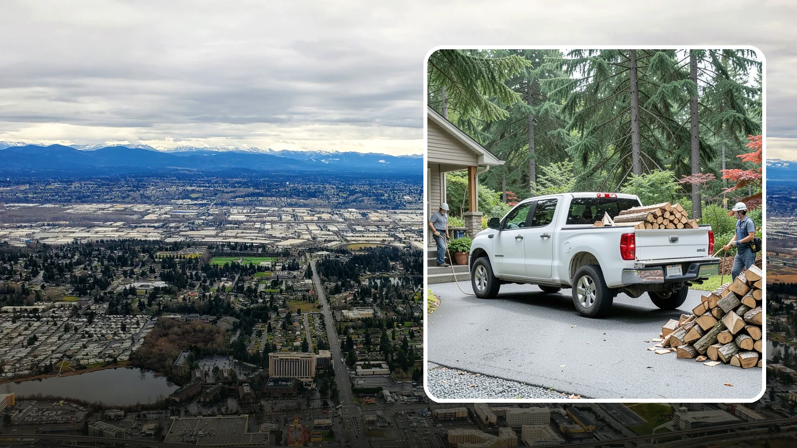 Monthly Firewood Delivery in SeaTac, King County, WA - Our monthly firewood delivery brings a fresh, seasoned supply to your door on a steady month-by-month schedule.