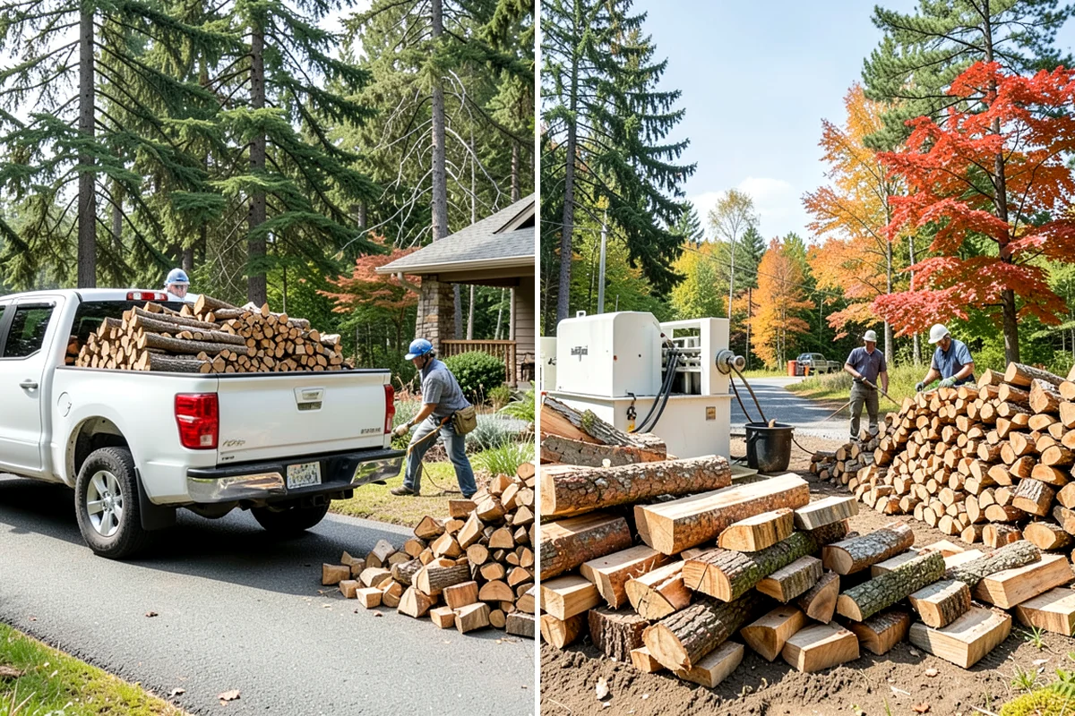 Monthly Firewood Delivery in SeaTac, King County, WA - Choose the monthly quantity that fits your needs