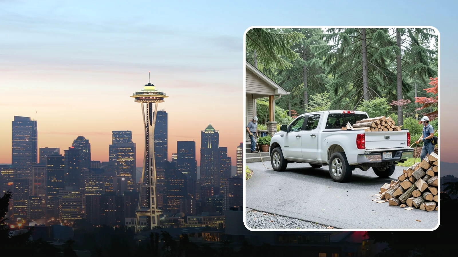 Monthly Firewood Delivery in Seattle, King County, WA - Our monthly firewood delivery brings a fresh, seasoned supply to your door on a steady month-by-month schedule.