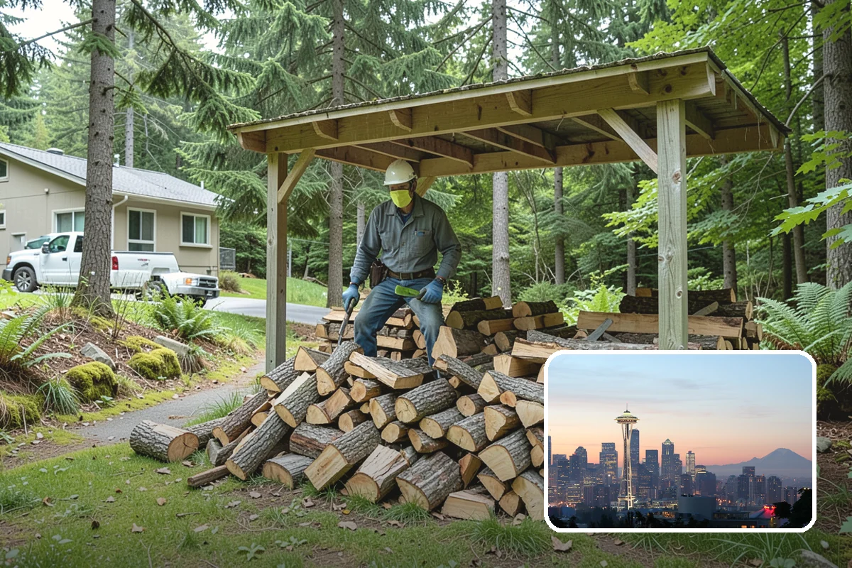 Monthly Firewood Delivery in Seattle, King County, WA - Predictable monthly deliveries for easy planning