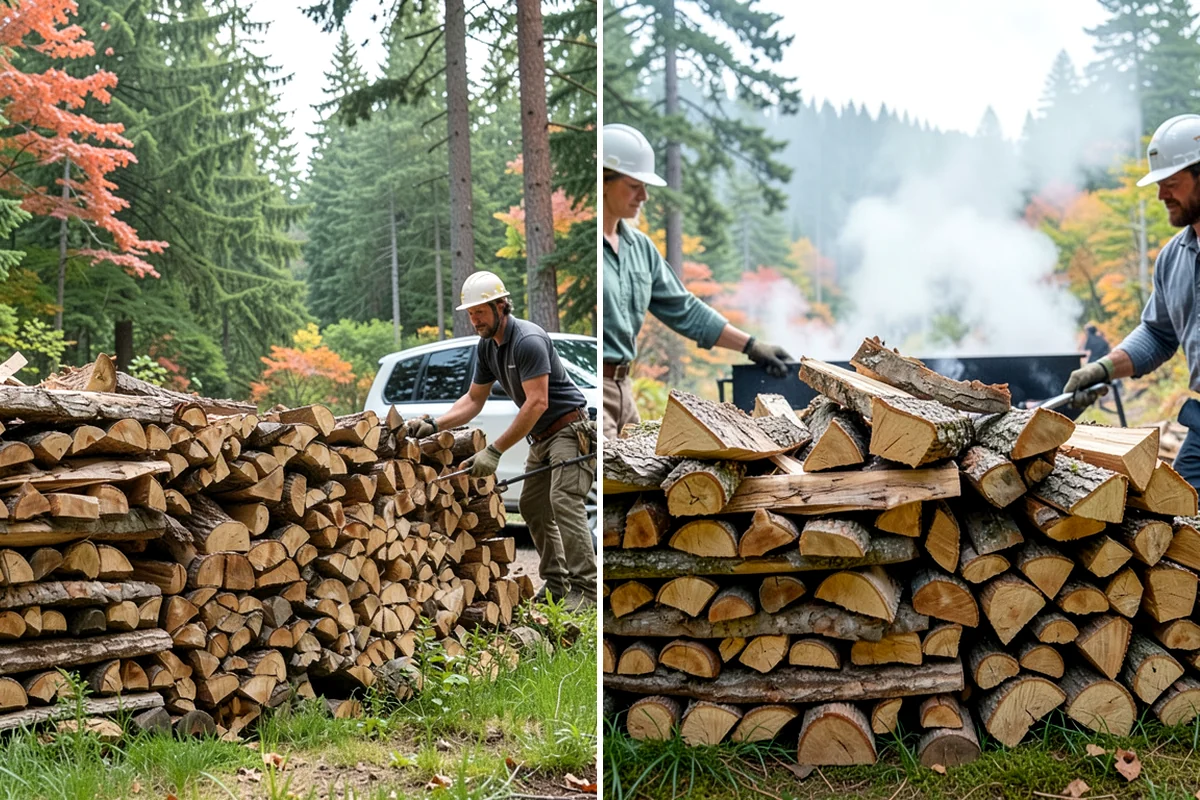 Monthly Firewood Delivery in Seattle, King County, WA - Choose the monthly quantity that fits your needs