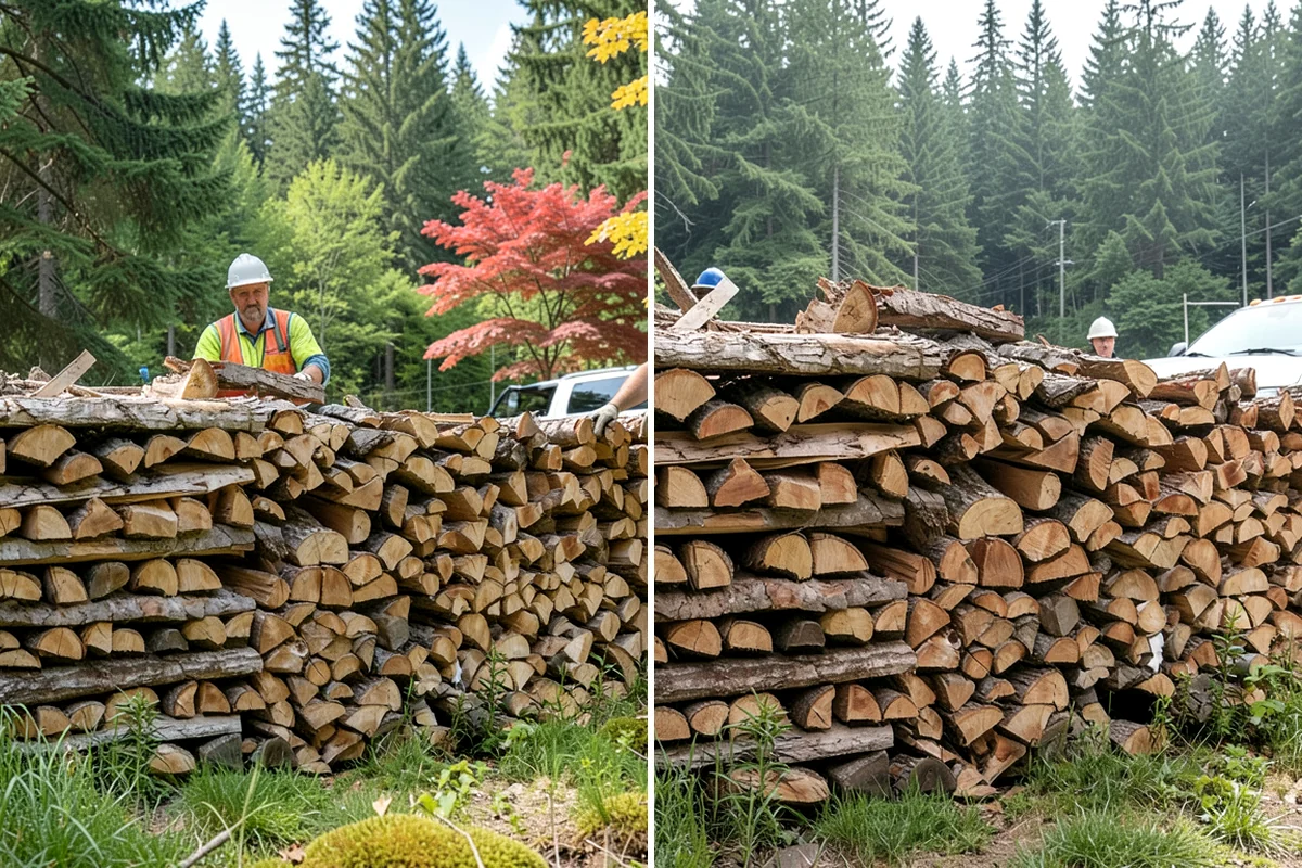 Monthly Firewood Delivery in Shoreline, King County, WA - Choose the monthly quantity that fits your needs