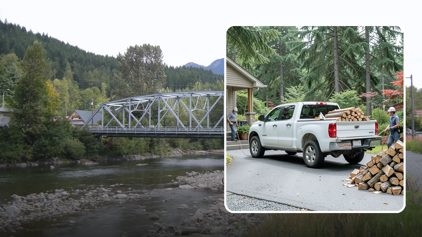 Monthly Firewood Delivery in Skykomish, King County, WA - Our monthly firewood delivery brings a fresh, seasoned supply to your door on a steady month-by-month schedule.