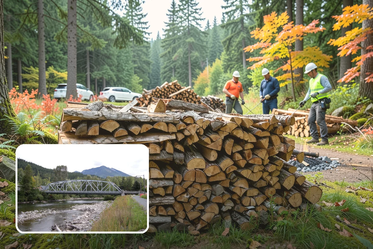 Monthly Firewood Delivery in Skykomish, King County, WA - Predictable monthly deliveries for easy planning