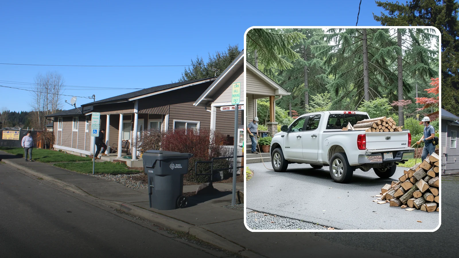 Monthly Firewood Delivery in South Prairie, Pierce County, WA - Our monthly firewood delivery brings a fresh, seasoned supply to your door on a steady month-by-month schedule.