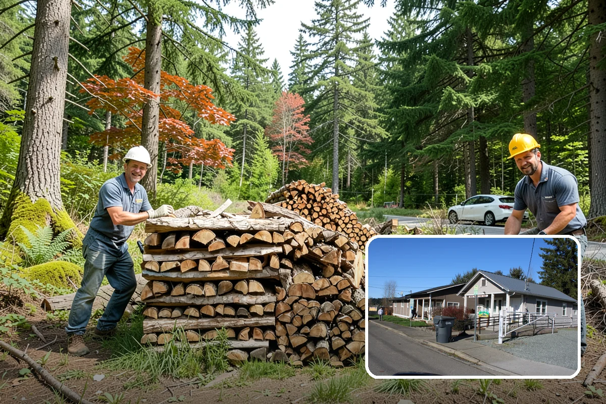 Monthly Firewood Delivery in South Prairie, Pierce County, WA - Predictable monthly deliveries for easy planning
