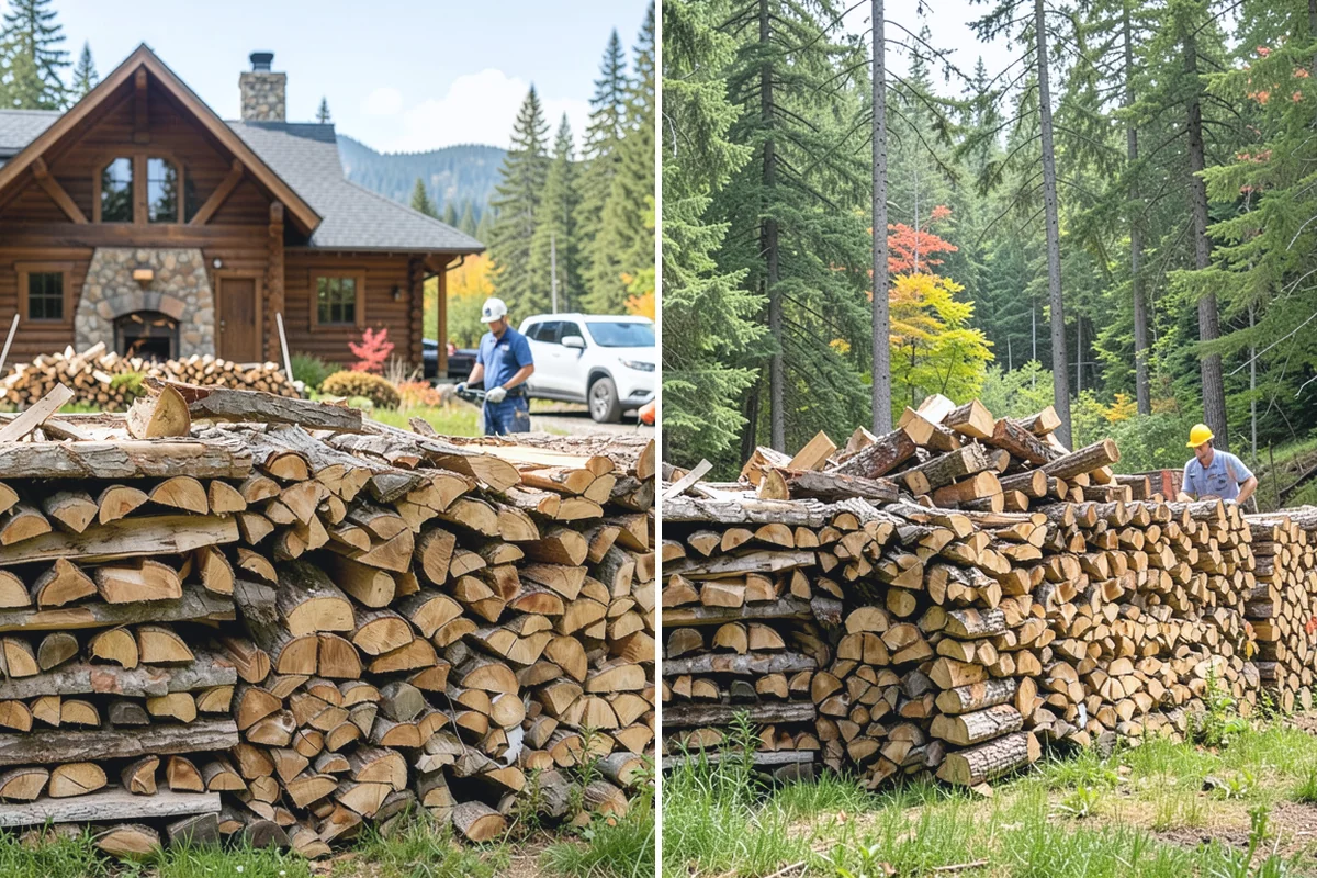Monthly Firewood Delivery in South Prairie, Pierce County, WA - Choose the monthly quantity that fits your needs